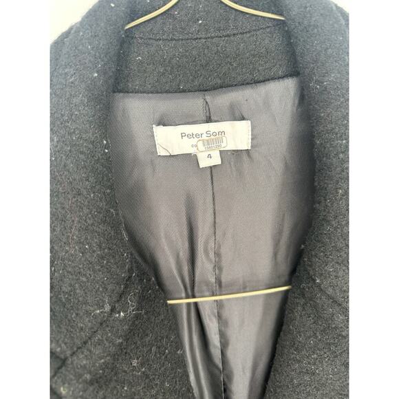 Peter Som Collective Colorblock Wool Coat - Picture 4 of 11